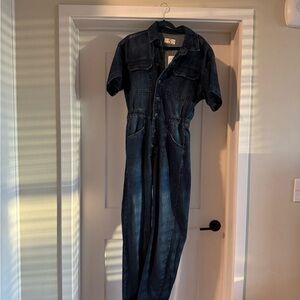 NWT Free People Denim Jumpsuit